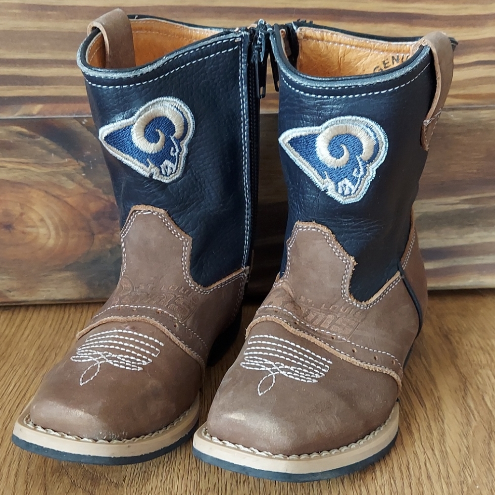RAMS NFL Cowboy Boots toddler Youth